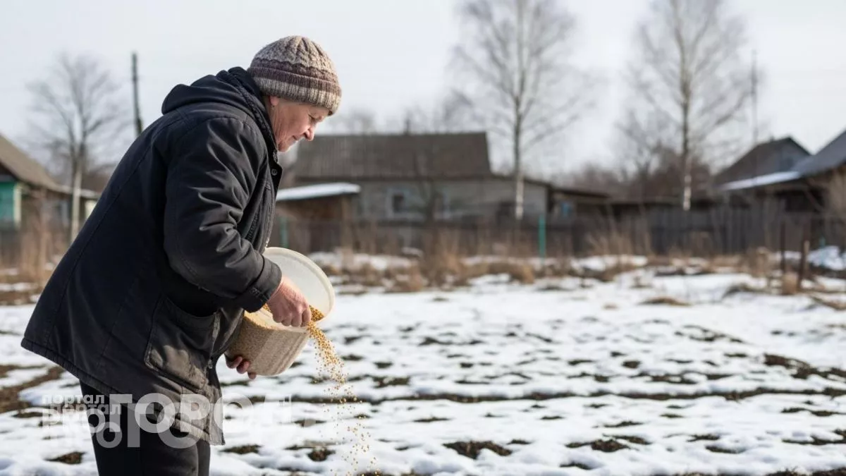 Беру дешевую крупу в магазине и разбрасываю по огороду зимой — весной земля как после навоза