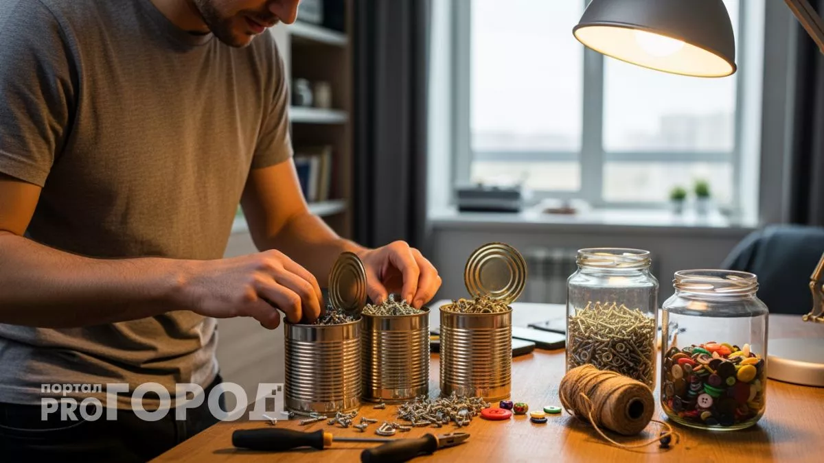 Кофейные банки стали моим секретным оружием против беспорядка и лишних трат на органайзеры