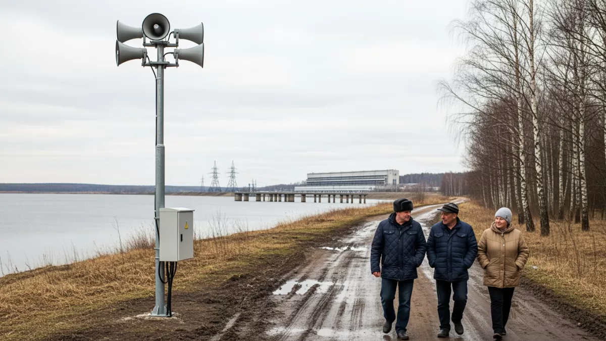 В деревне у Чебоксарской ГЭС установили систему экстренного оповещения