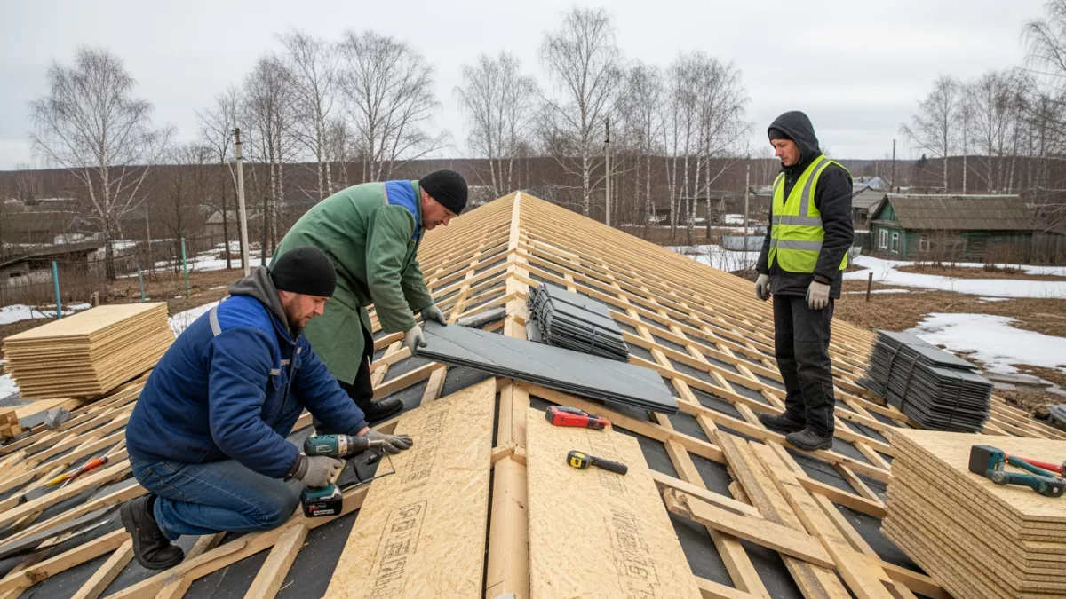 Марийские мастера за несколько дней восстановили разбомбленную поликлинику в Донбассе