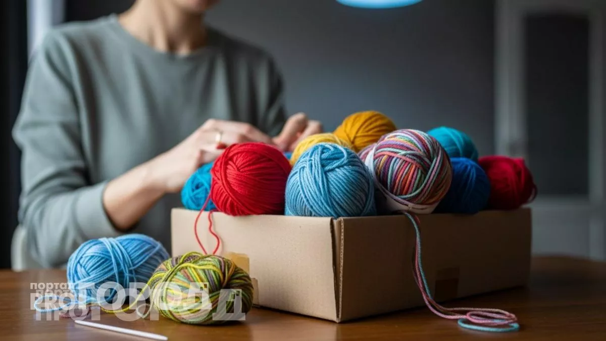 Остатки пряжи превратила в 15 домашних помощников и перестала тратиться на хозяйственные мелочи