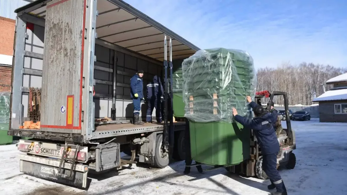 В Марий Эл появилось 25 новых контейнерных площадок и почти 80 современных баков