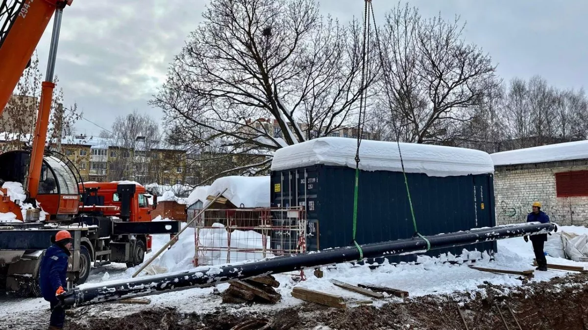 Старую теплотрассу демонтируют в одном из районов Йошкар-Олы