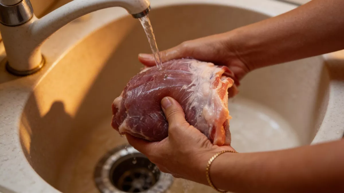 Нужно ли мыть мясо перед готовкой: запомните раз и навсегда