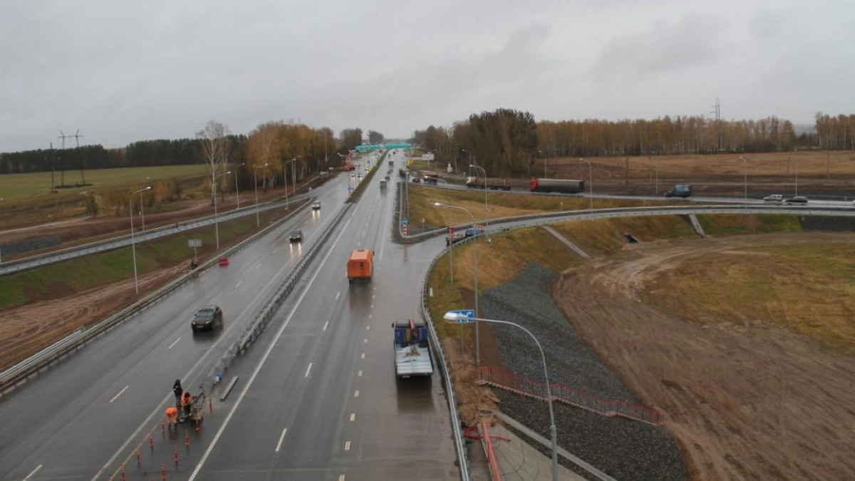 Под Волжском федеральную трассу расширят с двух до четырех полос