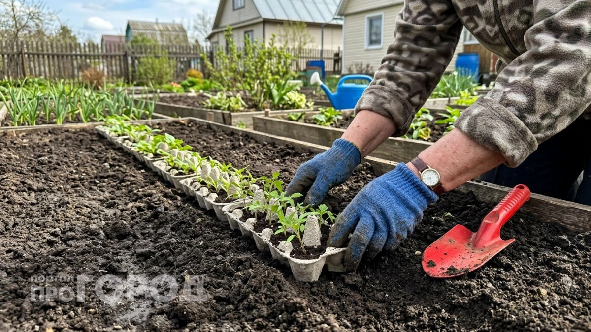 Собирала картонки от яиц всю зиму и превратила их в идеальные грядки за копейки