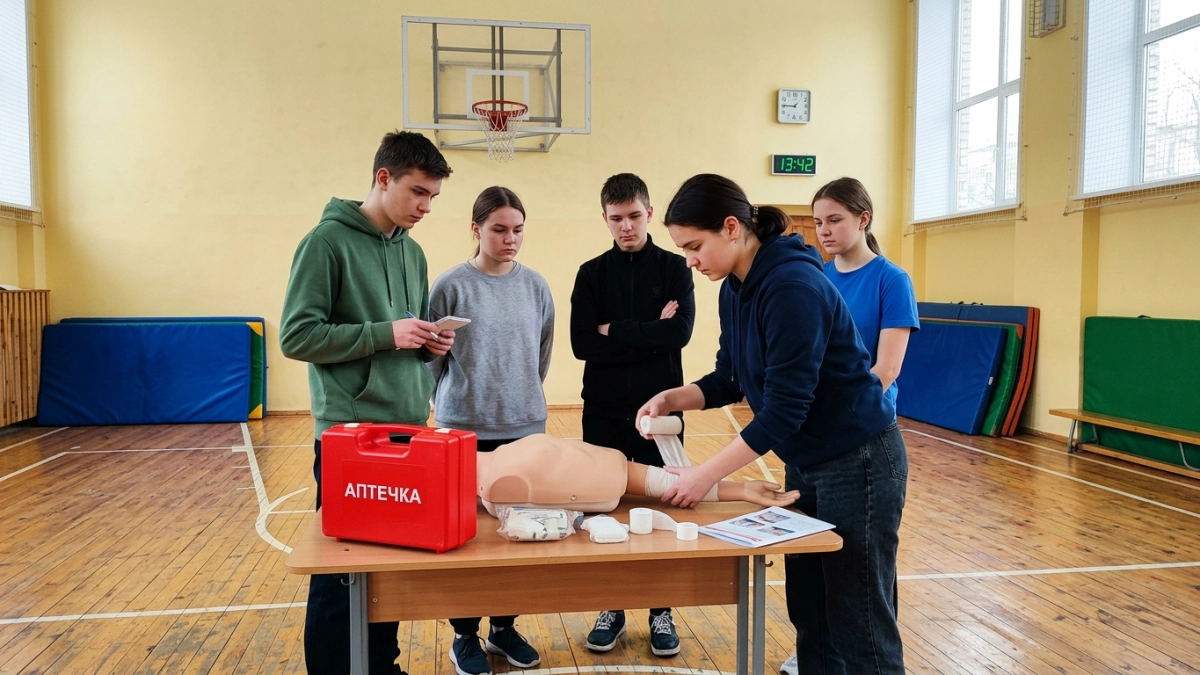 В Йошкар-Оле 37 команд школьников соревновались в спасении жизней