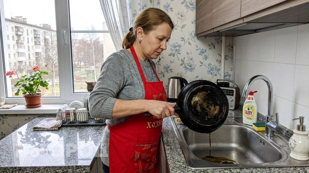Можно ли сливать масло со сковородки в раковину после готовки