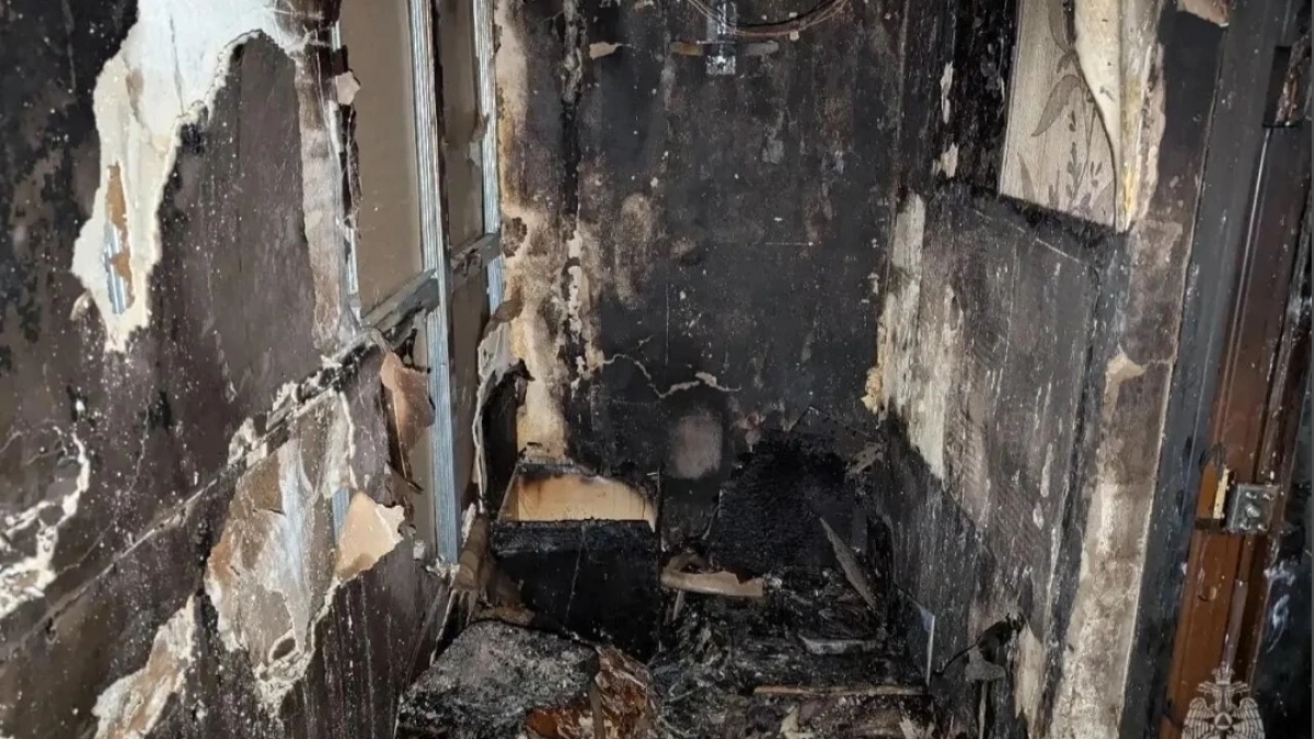 В марийском поселке Красногорский на пожаре погиб 42-летний мужчина