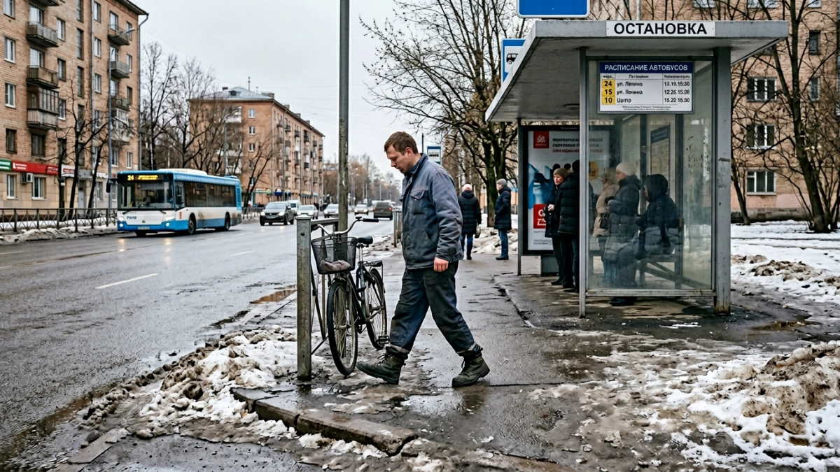 Ford сбил мотоцикл на остановке в Йошкар-Оле: двое в больнице