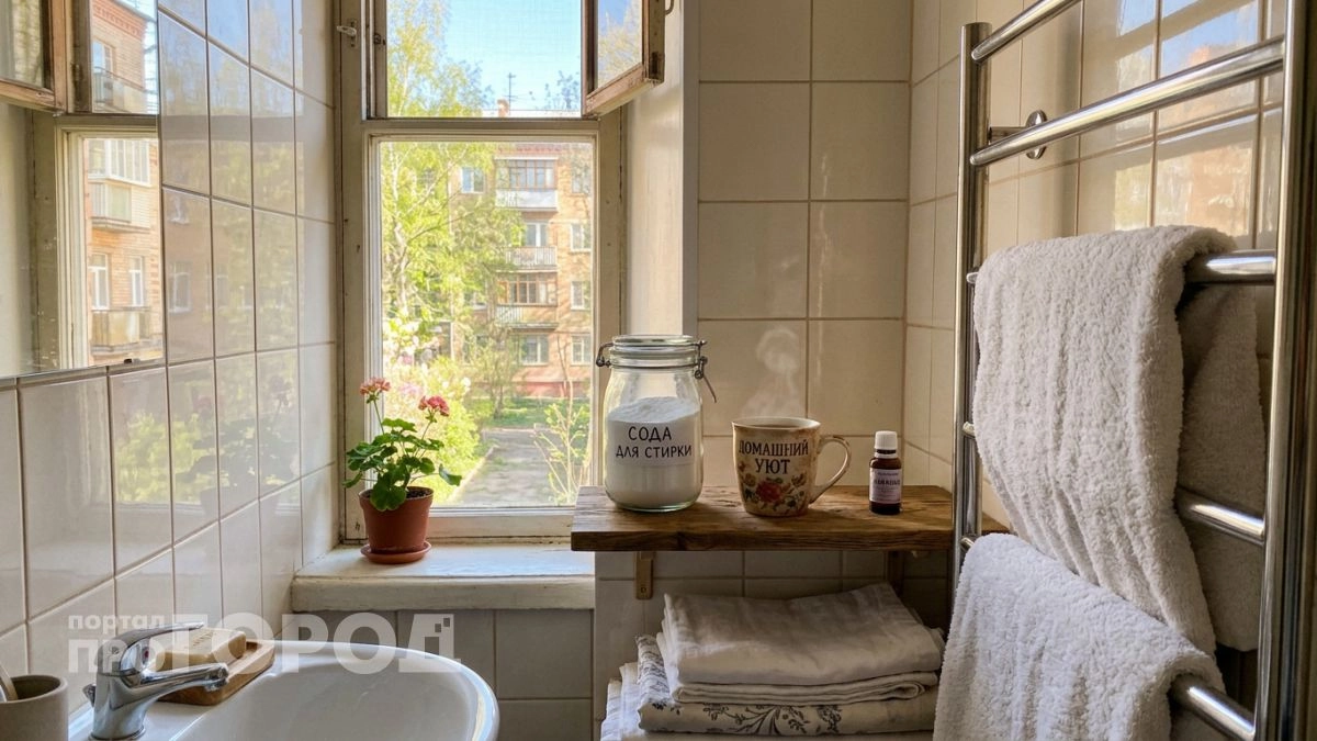 Добавляю одно копеечное средство при стирке и жёсткие махровые полотенца снова становятся мягкими и пушистыми