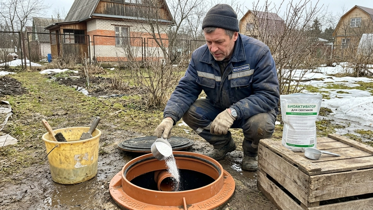 Септик работал зимой — а весной воняет и не сливает, сосед жалуется на запах: в чём причина и что делать