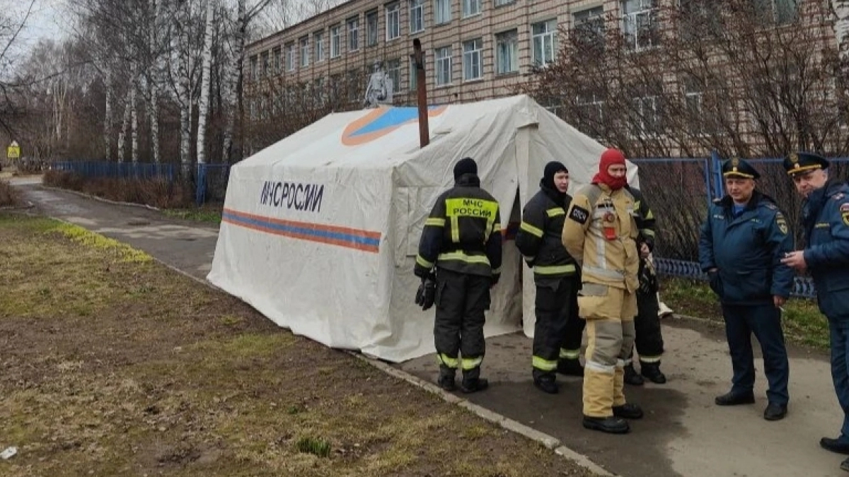 В микрорайоне Йошкар-Олы заработал пост помощи для пострадавших от паводка