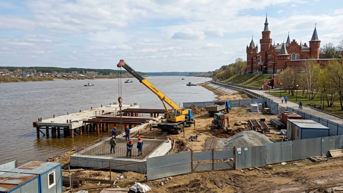 Причал на Волге в Юрино откроет туристический маршрут к 2027 году
