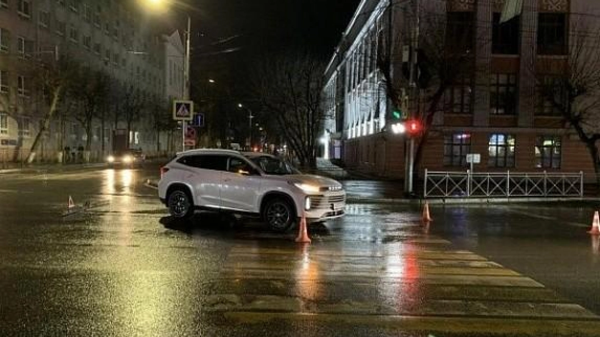 В Йошкар-Оле водитель EXEED сбил пешехода на регулируемом перекрёстке