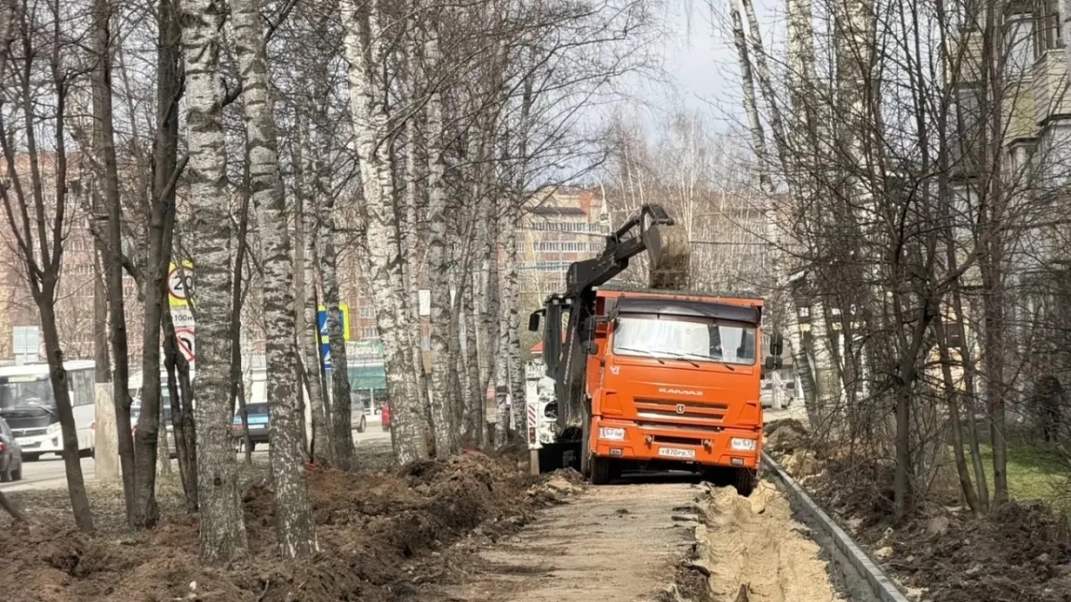 Новый тротуар появится в Девятом микрорайоне Йошкар-Олы