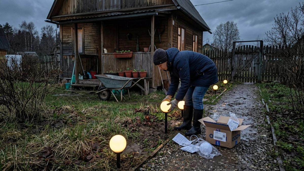 За электричество не плачу, а все дорожки на участке подсвечиваю: зашла в Чижик и закупилась за копейки