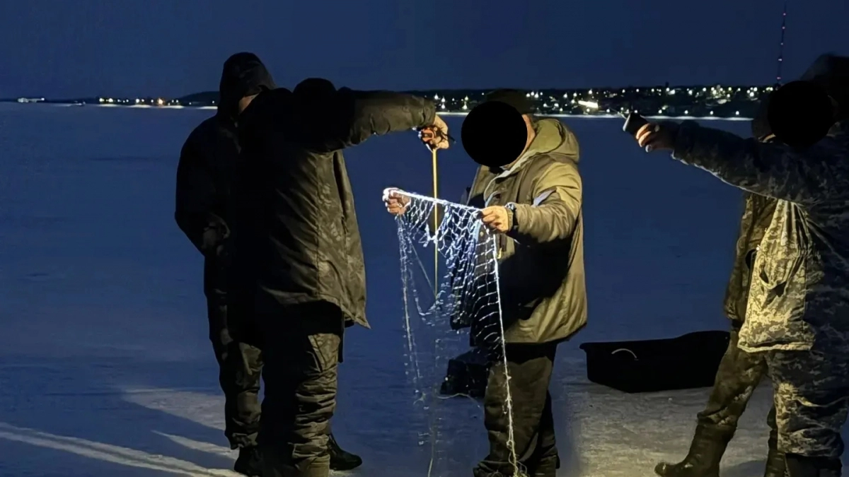 В Марий Эл поймали рыбных браконьеров с огромными сетями