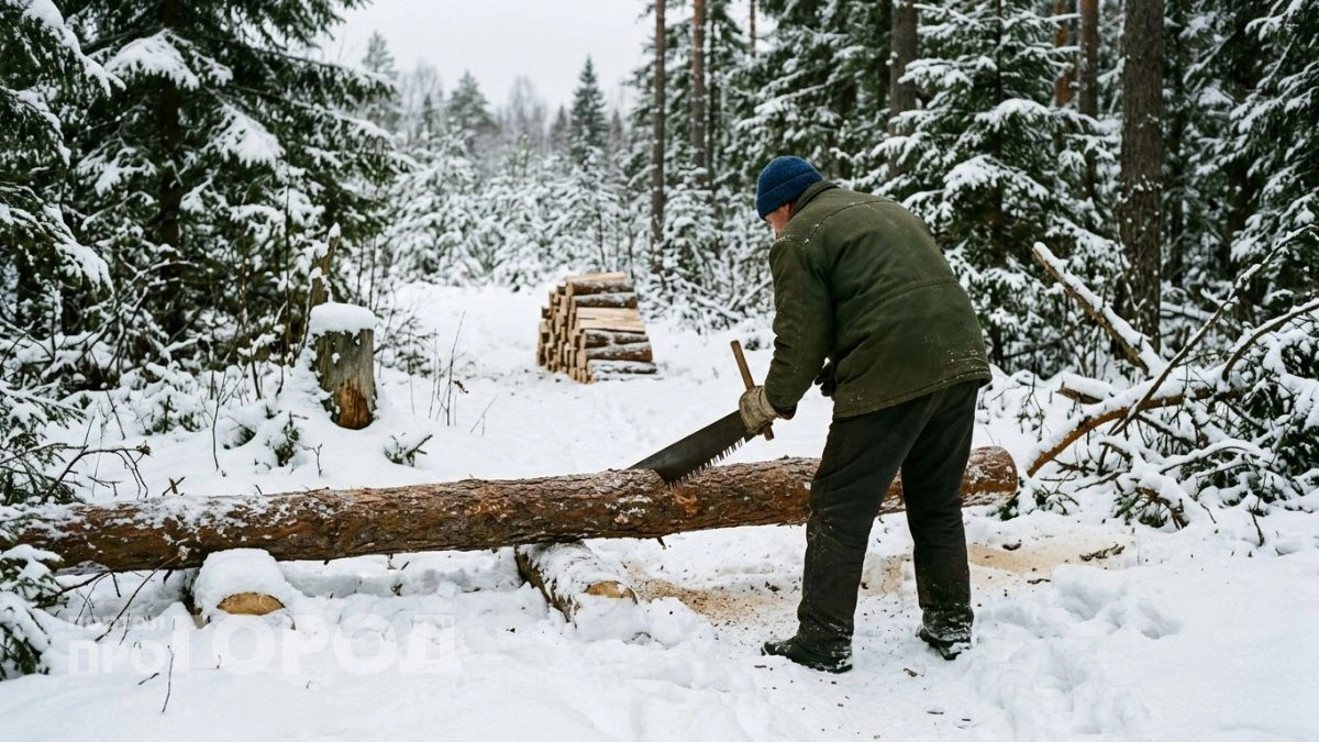 Полмиллиона и бензопилу отдаст житель Визимьяр за 6 срубленных деревьев
