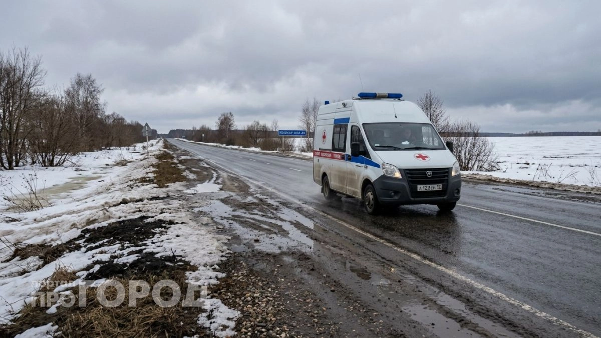 Пассажирка иномарки погибла в утреннем столкновении на Восточном обходе Йошкар-Олы