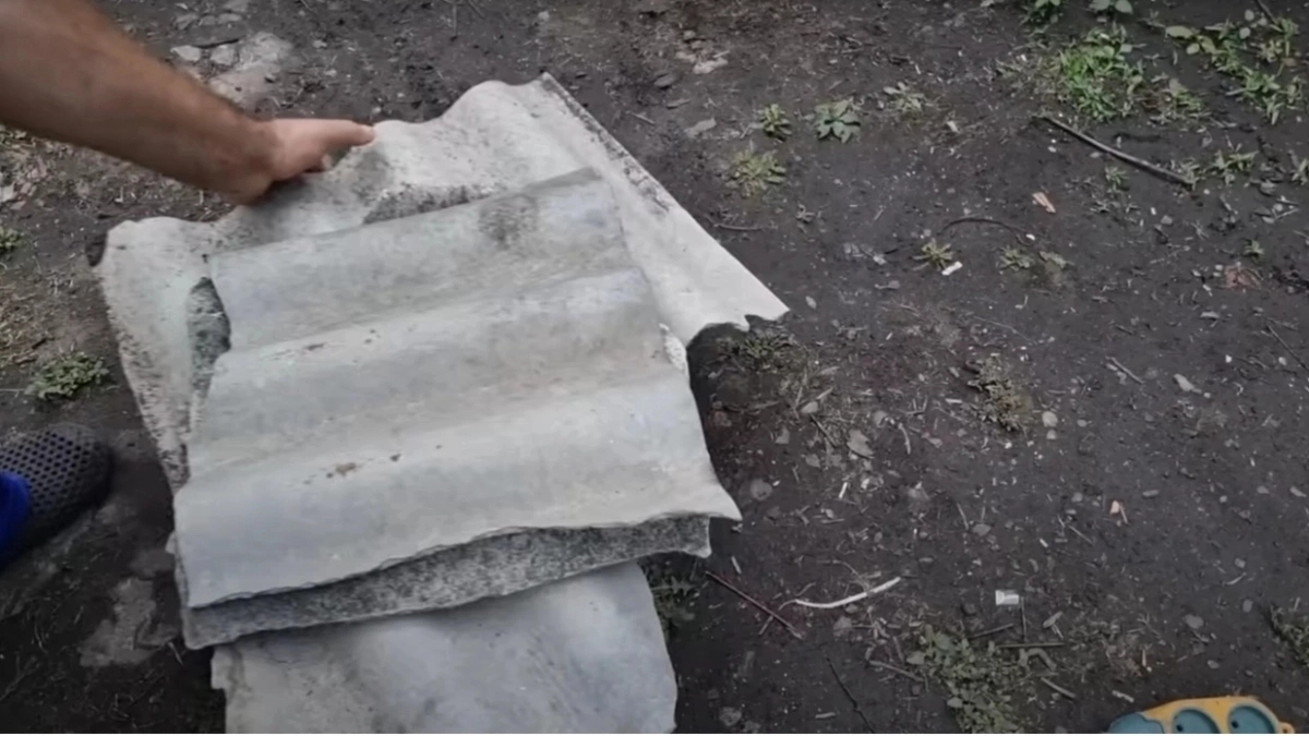 Не спешите выкидывать обломки шифера: берегу как святыню и вот для чего