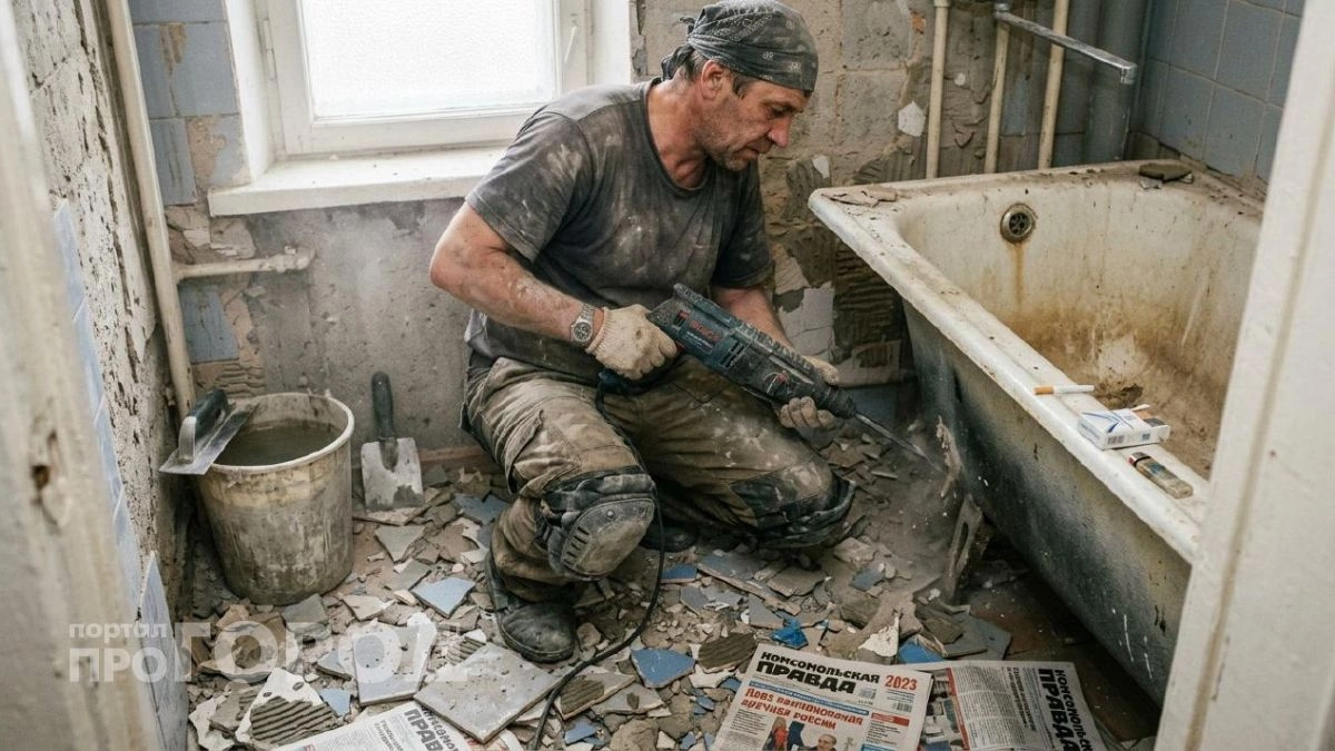 Плитку в ванной уже никто не клеит: мастера выбирают новый материал - в разы долговечнее и дешевле