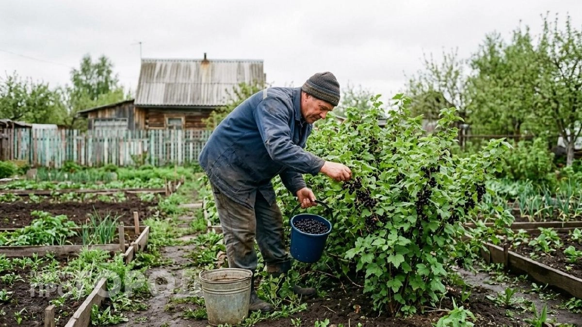 Ягоды собираем ведрами, а какие сочные и мощные: простые правила обработки черной смородины