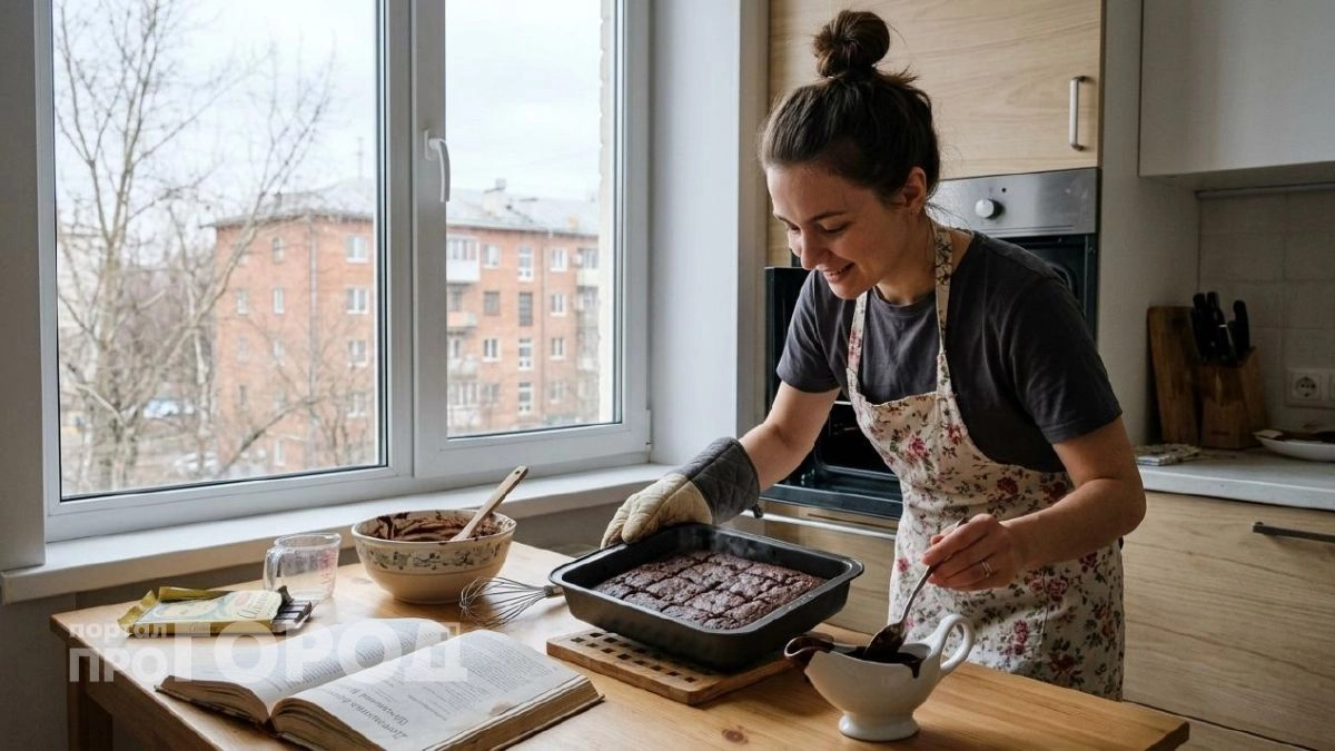 Сумасшедший пирог к чаю: готовится за 15 минут и выручает даже когда гости уже на пороге