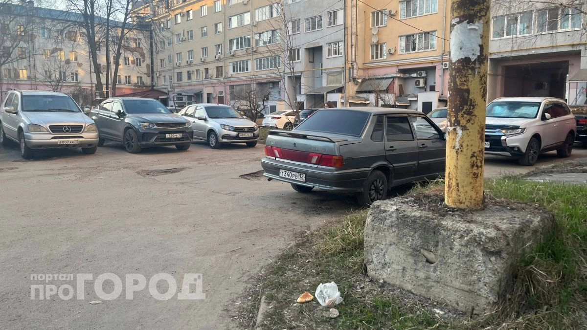В Йошкар-Оле снова закрыли одну из парковок