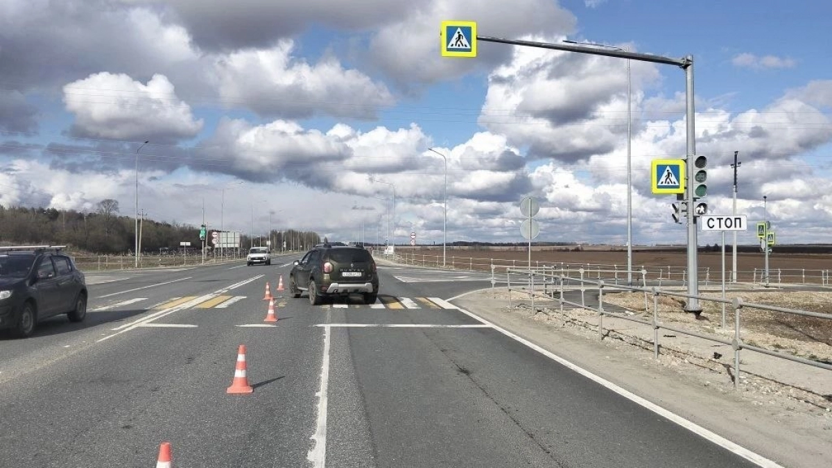 Шли на зеленый: в Медведевском районе легковушка сбила женщину с ребенком