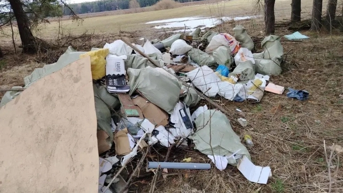 В Медведевской районе ликвидировали несанкционированную свалку