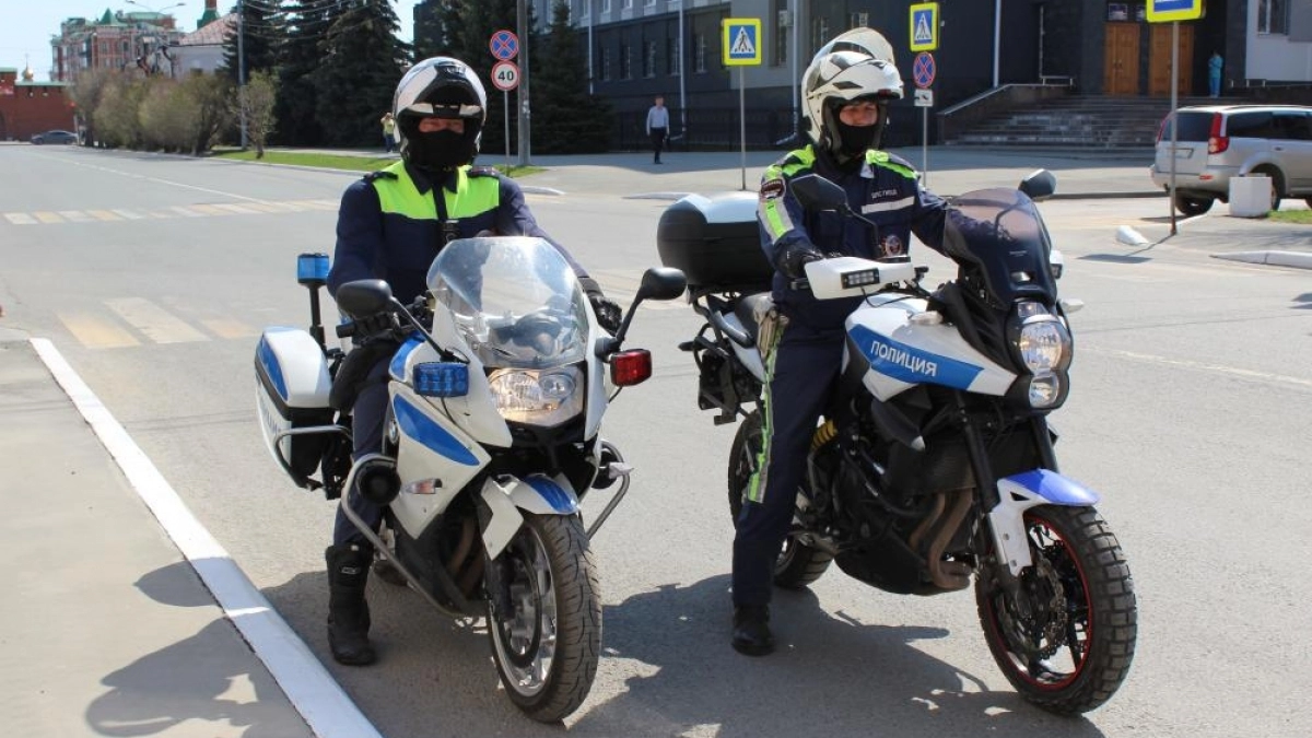 Мотовзвод на БВМ и Кавасаки вышел на патруль дорог Марий Эл
