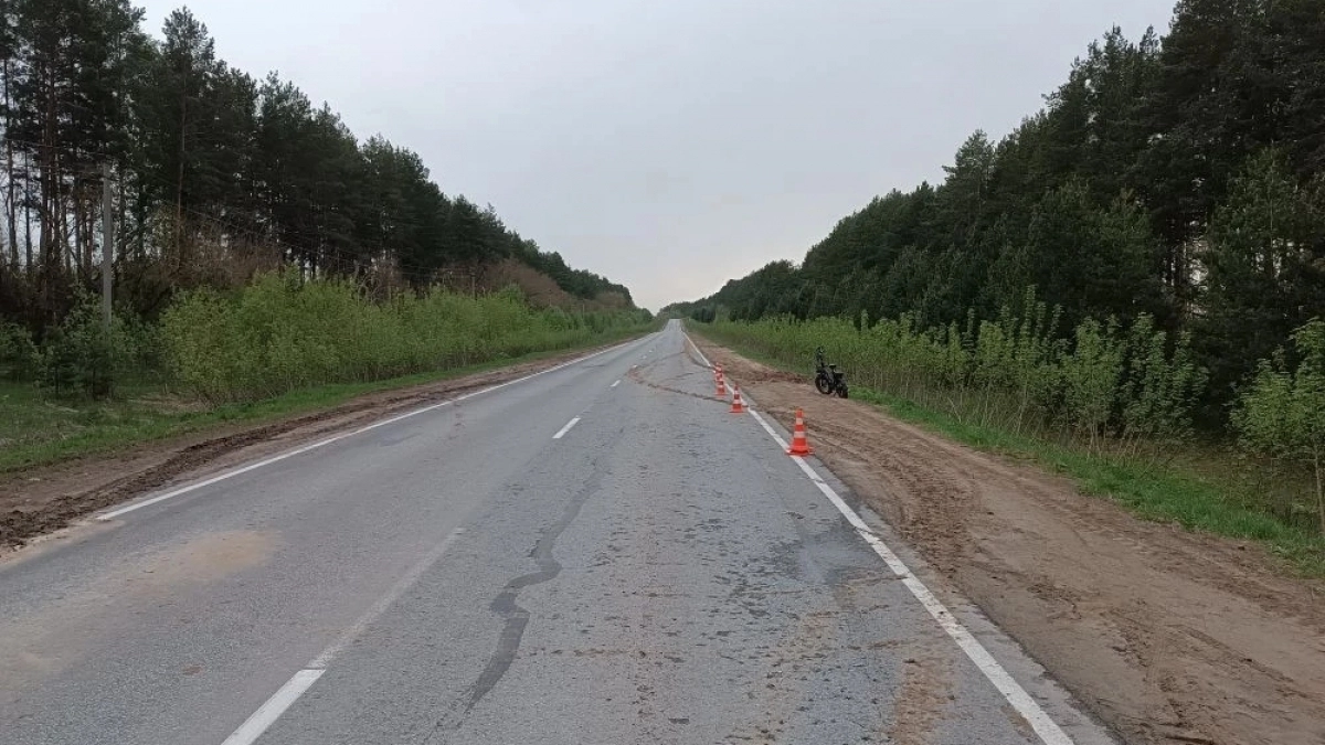 Сорвиголова на электровелосипеде перевернулся на трассе Советского района