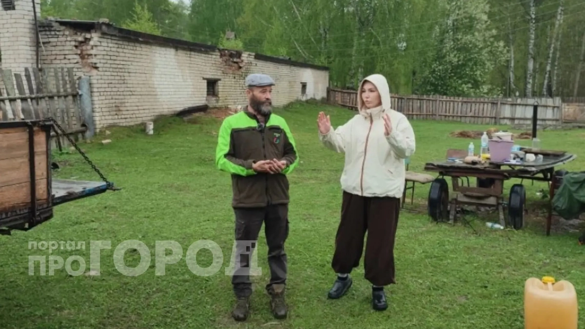 Звезда Первого канала прибыла в килемарский поселок на ферму к многодетному бойцу СВО