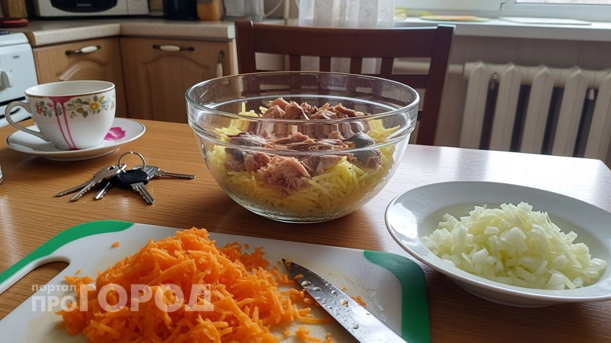 Что первым класть в "Мимозу": картошку или рыбу - единственный правильный рецепт