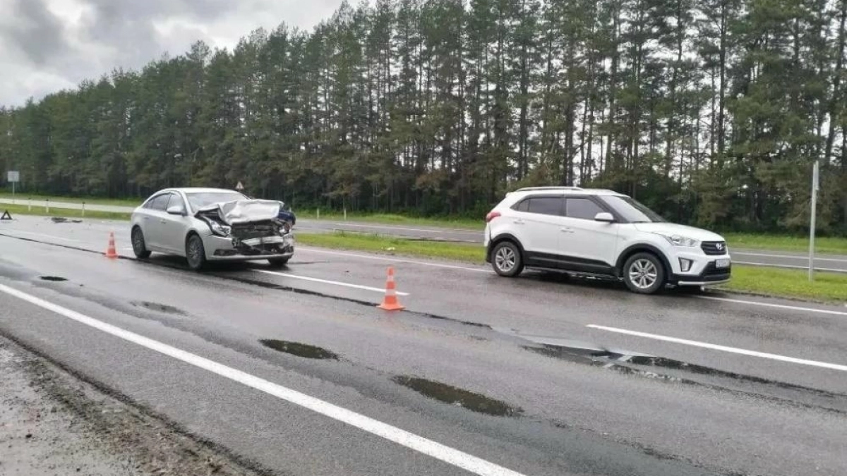 Два ребенка и два взрослых попали в больницу после аварии на трассе Йошкар-Оле – Уржум