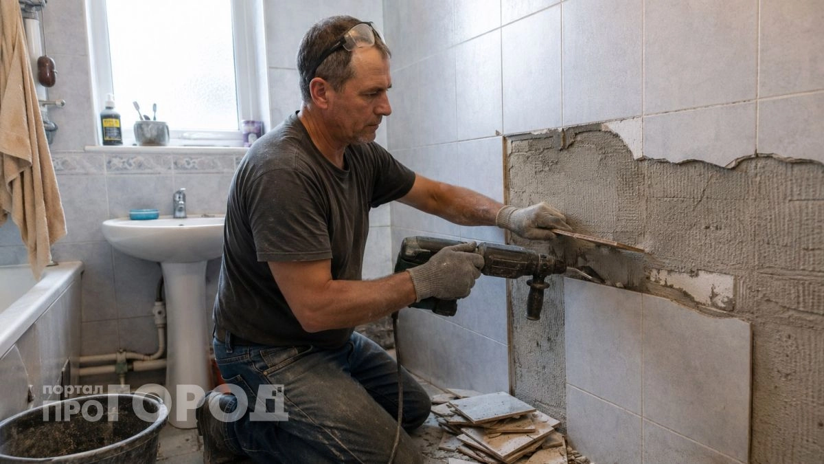 Плитка в ванной уже прошлый век: новый материал теперь выбирают мастера - дешевле, проще и долговечнее