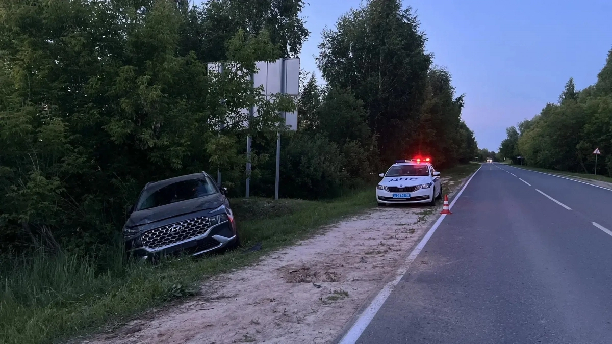 В Звениговском районе столкнулись два автомобиля: в больницу доставлены пассажирка KIA и трое пассажиров Hyundai