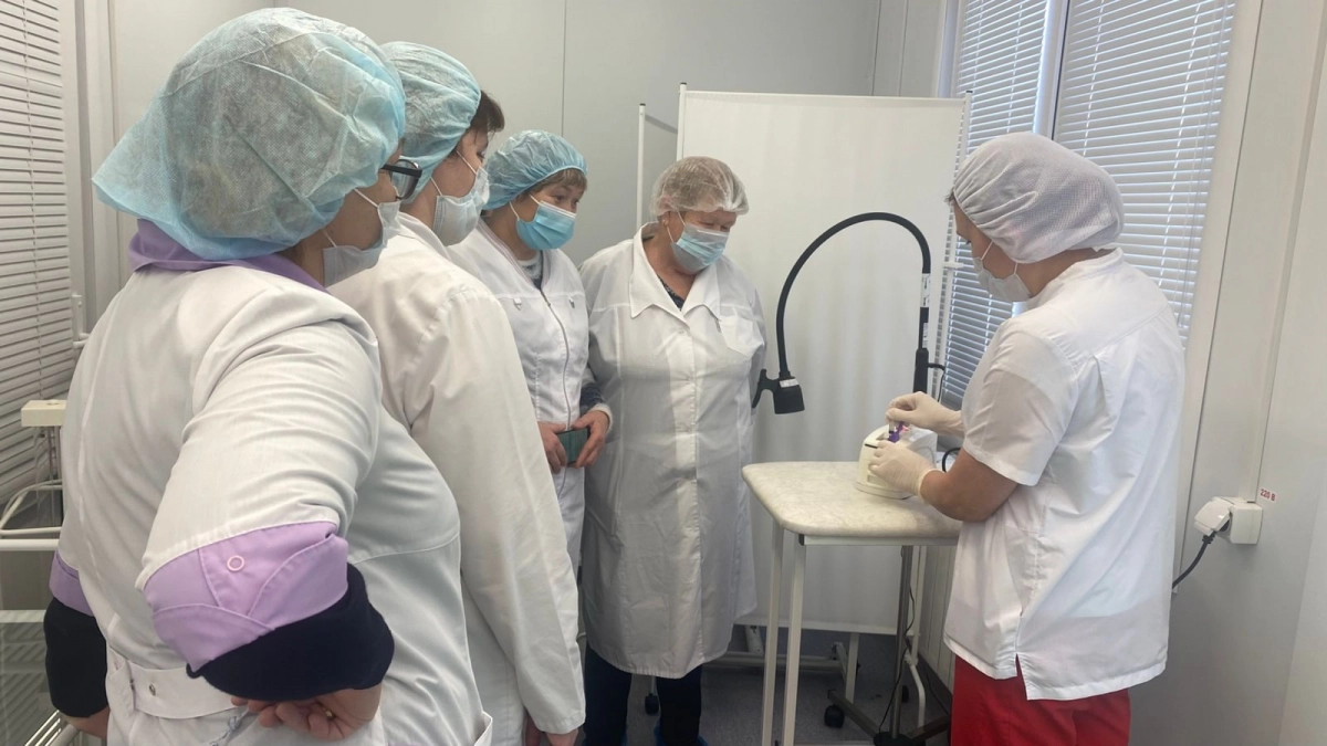 В парке Йошкар-Олы развернули мобильную клинику: принимают 100 пациентов за один день