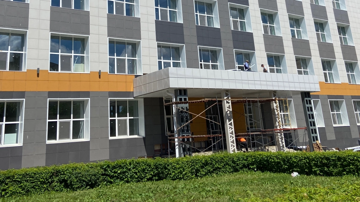 Новая электрика, сантехника и отделка: первый корпус Йошкар-Олинского строительного техникума готов на 97%