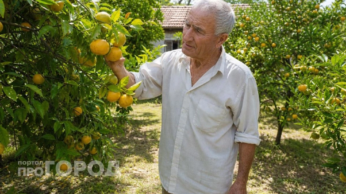 "Пусть сгниют на ветке, но в Россию не продам": хозяин плантации мандаринов в Абхазии рассказал, почему так делает