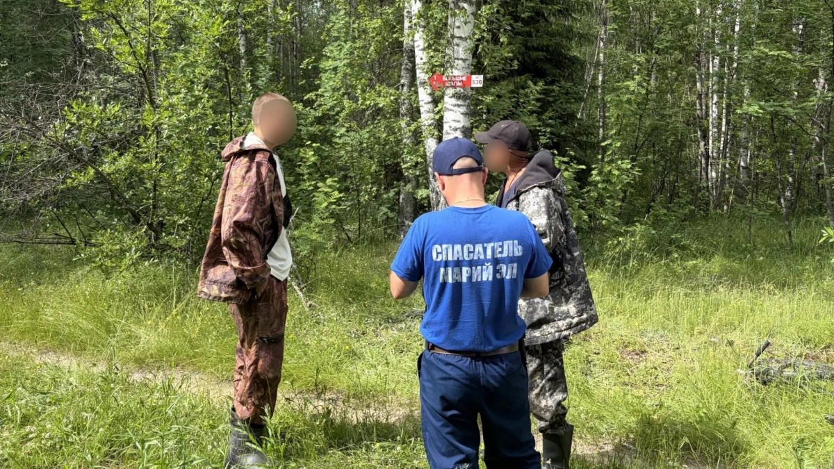 Мужчина и подросток решили срезать на велосипедах и заблудились в лесу в Марий Эл