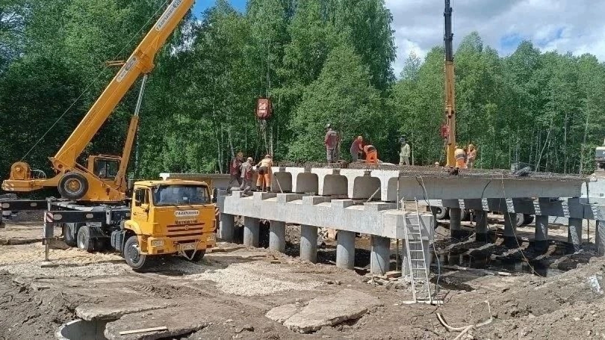 Ключевой мост через Илеть ремонтируют в Марий Эл: "Фактически строим заново"