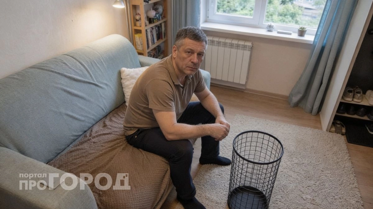 Купила в "Фикс Прайс" обычную корзинку для бумаг и превратила в стильный пуф: соседки не верят, что это самоделка