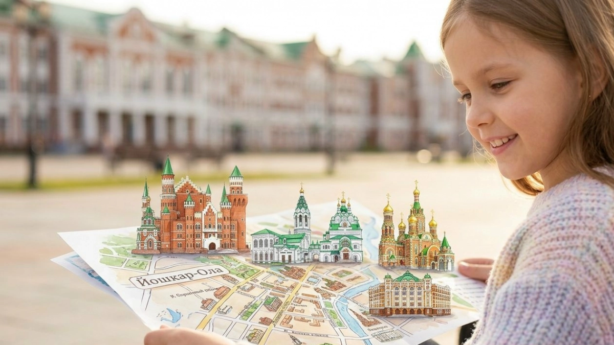 В Йошкар-Оле установят тактильные макеты театров, Благовещенского собора и Троицкой церкви