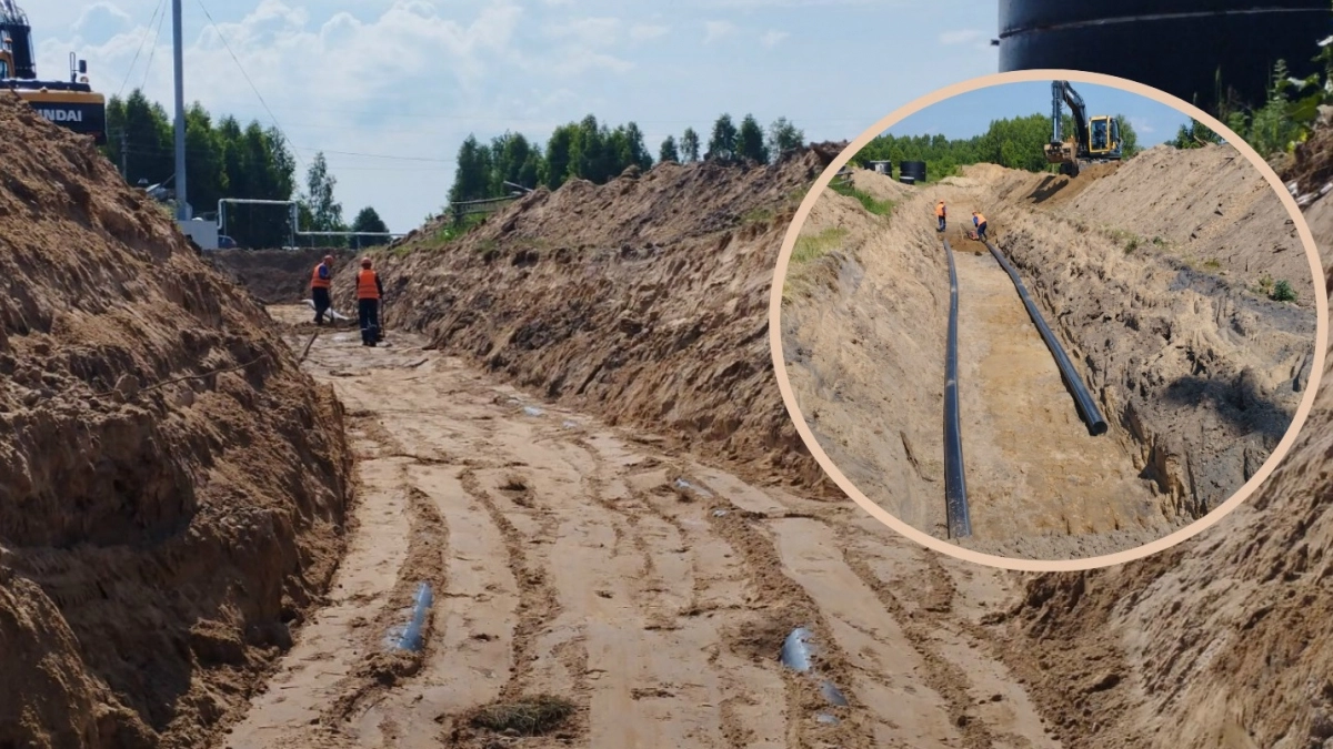 В Юринском районе начали уплотнять грунт: как идёт реконструкция водоснабжения