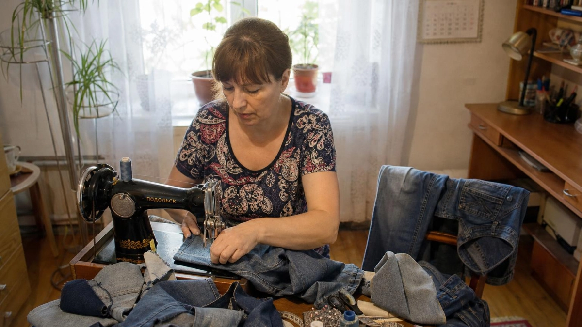 Из старого денима и пряжи мастерю стильные вещи: 6 идей без швейной машинки и усилий