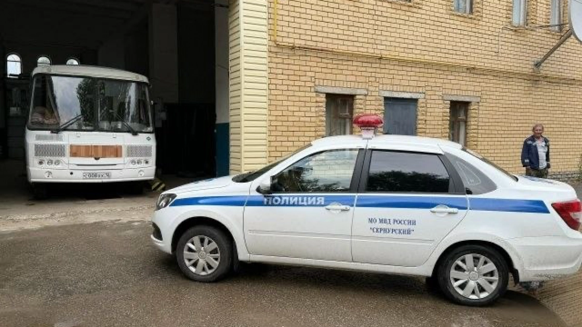 В Сернуре водитель автобуса приехал на техосмотр пьяным