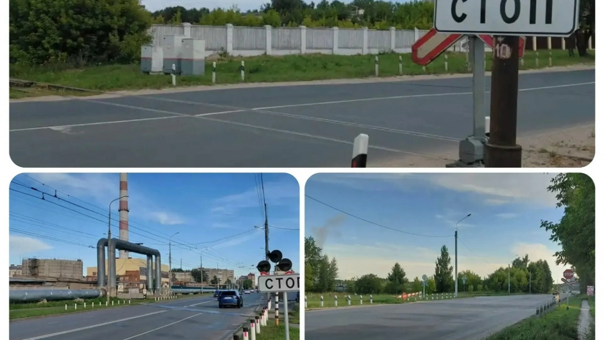 Кустарник выше головы и выбоины на путях: в Йошкар-Оле после проверки экстренно латают переезды на железной дороге