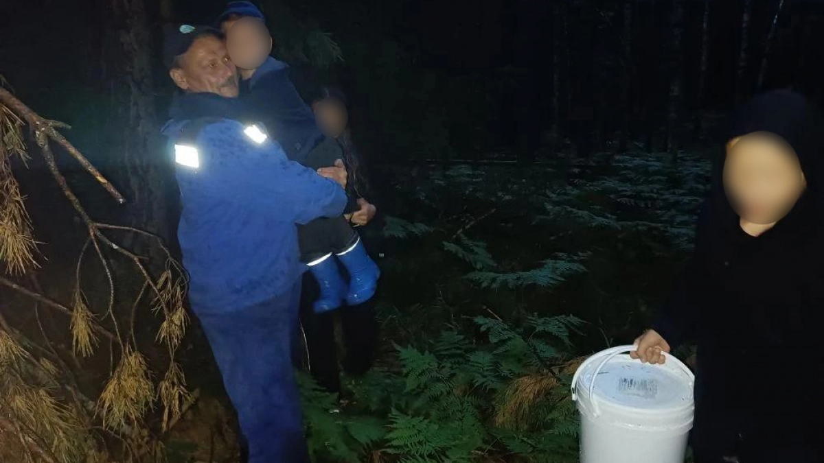 Женщина с двумя детьми заблудилась под вечер в глухом марийском лесу